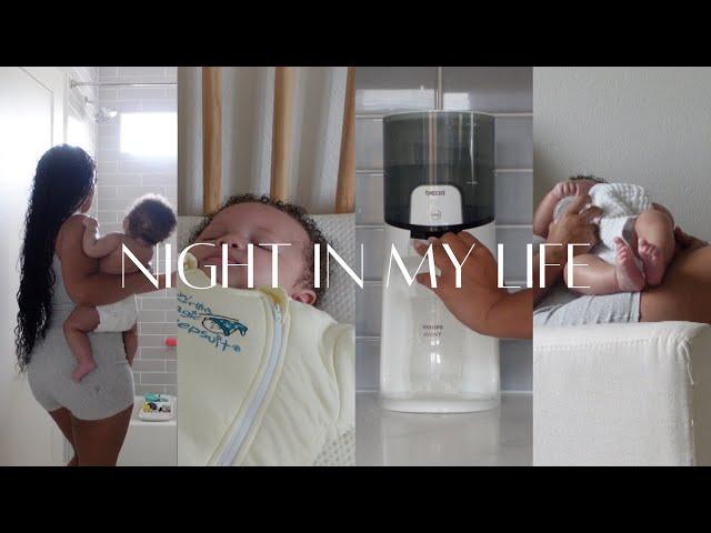 REALISTIC NIGHT IN MY LIFE W/ A NEWBORN| NIGHT ROUTINE MCKENNAWALKER