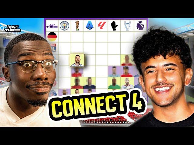 We played FOOTBALL CONNECT 4 against RIADH  (and got battered?!)  @justriadhTV