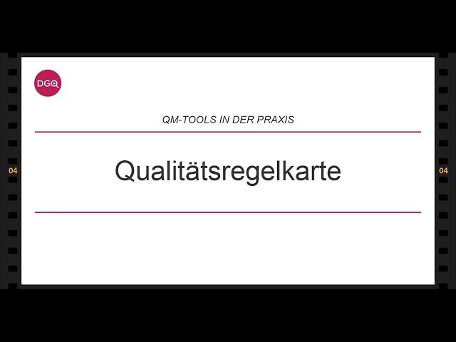 E-Training: QM-Tools für die Praxis: Qualitätsregelkarte