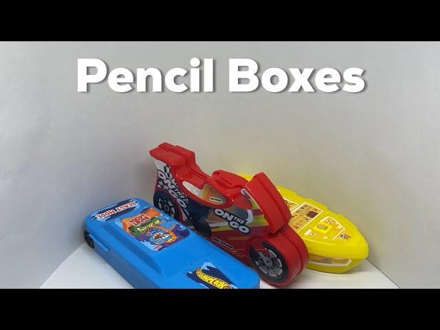 Vehicle Pencil Boxes