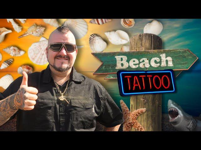 TATTOOING at SUNRISE on a Secluded Australian Beach