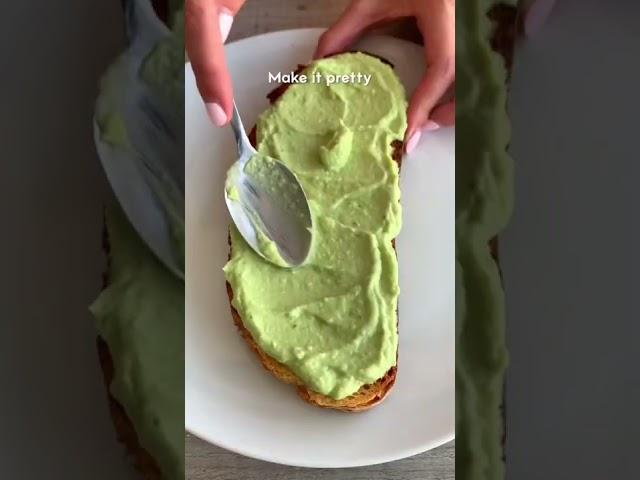 Amazing creamy avocado toast ASMR tutorial