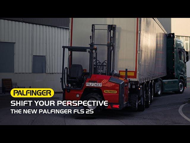 Shift Your Perspective - The new PALFINGER FLS 25 side seat truck-mounted forklift