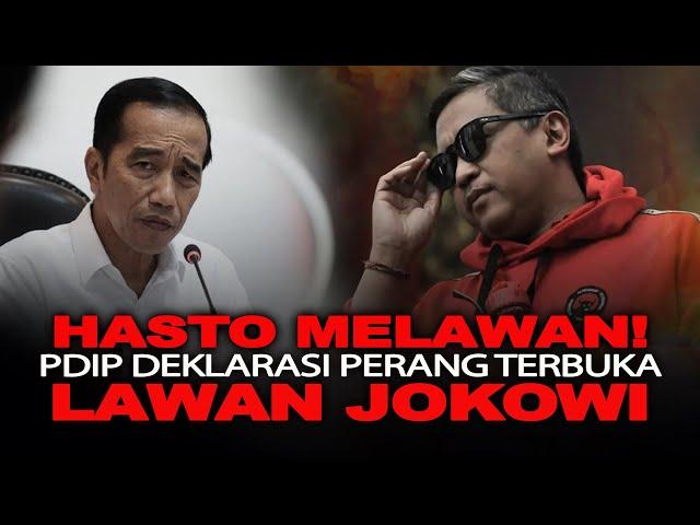 HASTO MELAWAN! PDIP DEKLARASI PERANG TERBUKA LAWAN JOKOWI