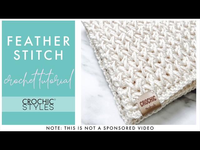 Feather Stitch | Crochet Tutorial