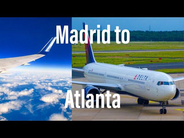 Madrid to Atlanta on Delta Airlines!