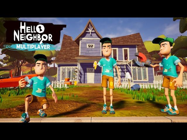 Hello Neighbor Multiplayer | Full Game Walkthrough