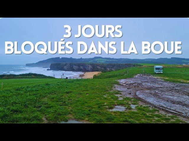 CAMPING CAR BLOQUÉ 3 JOURS DANS LA BOUE | VANLIFE ESPAGNE SPAIN | FAMILLE NOMADE EN CAMPING-CAR