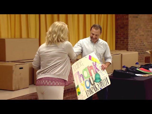 Modine Manufacturing donates school supplies to F.W. Kling Elementary, Enderly Elementary