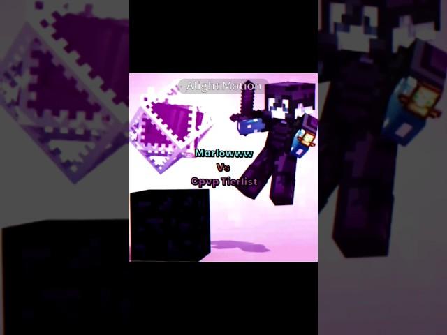 Marlow vs Tierlist (Crystal pvp) #edit #minecraft #crystalpvp