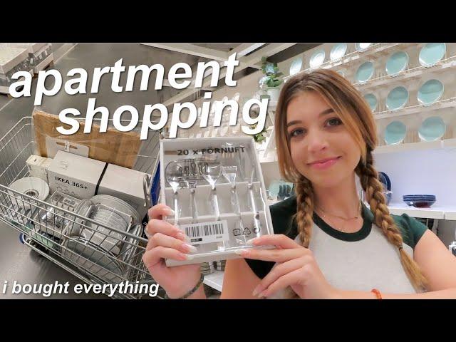 PUTTING TOGETHER MY APARTMENT (ikea shopping + haul) | MOVING OUT ALONE p. 3