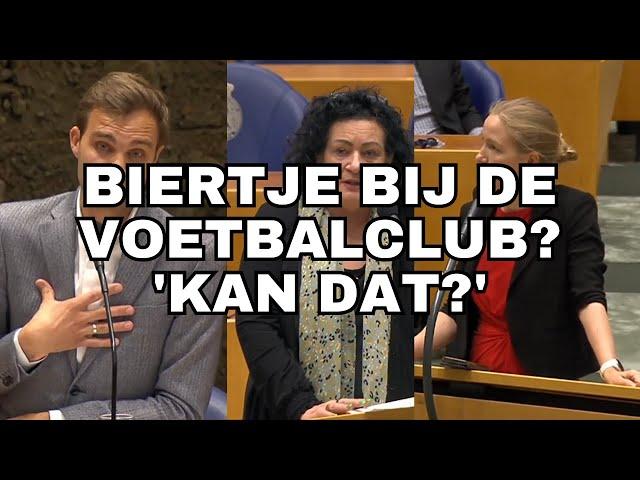 Ophef in de Tweede Kamer! Verbod op alcohol bij sportkantines gelekt? Van Ooijen doet BIJDEHAND!