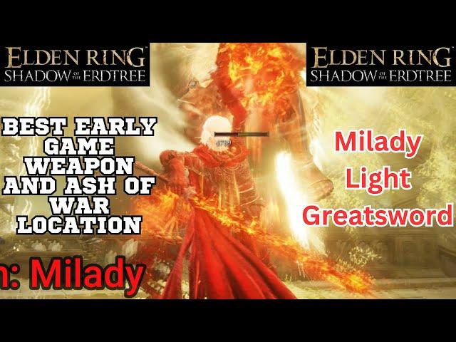 Need help with Elden Ring DLC try this early game build Milady: Flame Skewer as of War #eldenring