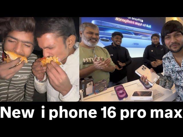 Finally le liya new i phone 16 pro max or kiya  burger competition//@kartikvlogs7335