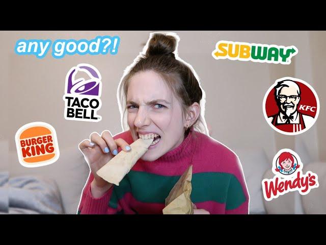 I Tried Every Fast Food Chains Cheapest Item