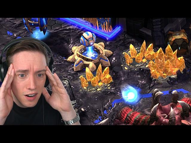 Dark gets CANNON RUSHED in StarCraft 2!