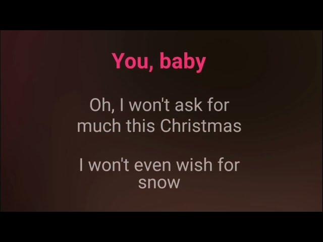 All I Want For Christmas Is You Karaoke