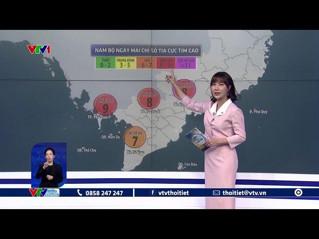 Dự báo thời tiết 18h - 04/01/2025 | Nam Bộ ngày mai tia cực tím cao | VTVWDB