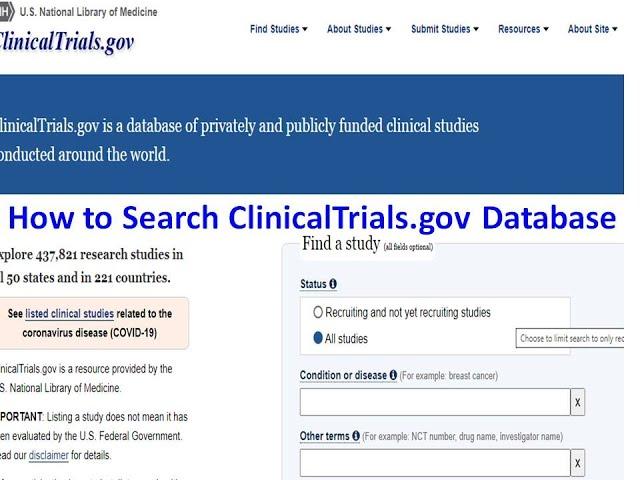 How To Search ClinicalTrials.gov Database  II  ClinicalTrials.gov Tutorial