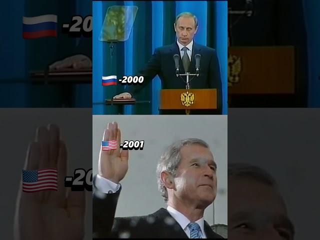 Putin and  Bush are two world leaders and their inaguration dates #usa #russia  #politics #putin