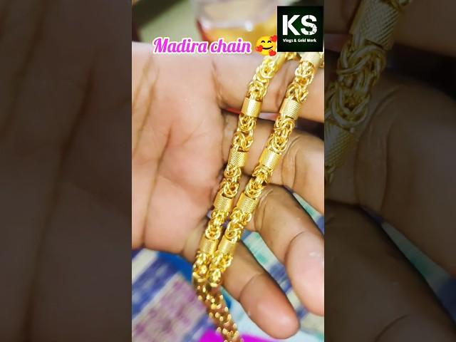 letest gold chain design madira #gold #goldchain #design #youtubeshorts