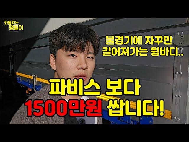 파비스, 맥쎈보다 저렴한 만트럭 tgm320 10.2m 윙바디!!