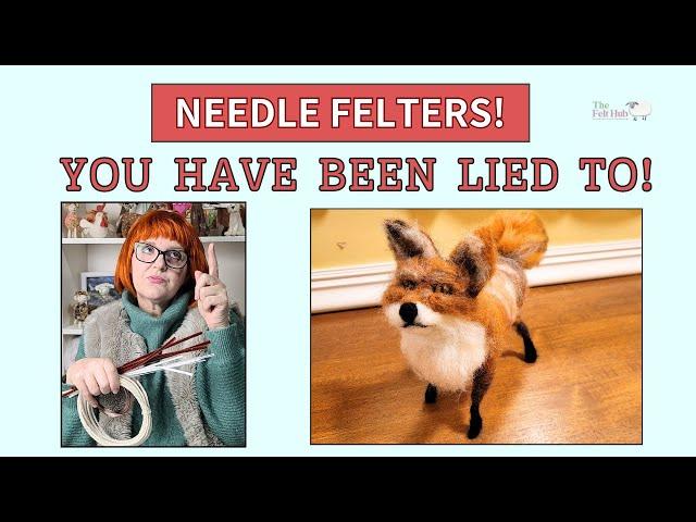 The Biggest Needle Felting Myth... Busted! Top Tip Tuesday!