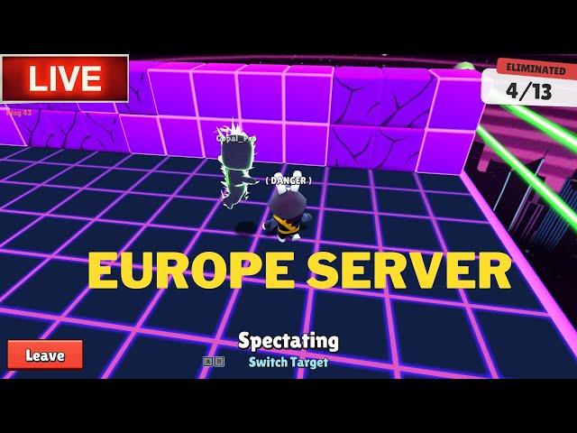 EUROPE SERVER STUMBLE GUYS BLOCK DASH ENDLESS |STUMBLE GUYS LIVE #stumbleguys #stumbleguyslive