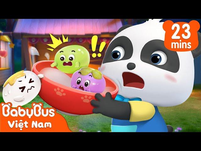 Bánh trôi bảy sắc cầu vồng | Món ăn ngon của Kiki | Nhạc thiếu nhi vui nhộn | BabyBus