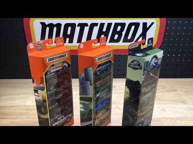 Matchbox 2024/2025. 3 Fabulous 5 Packs!