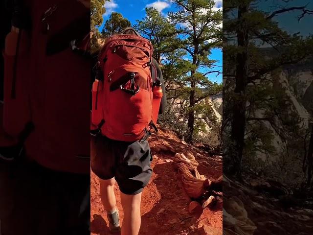 First Hike in Zion #nomadic #outdoorsy #campervans #hike #mountainlife #zionnationalpark #boondock