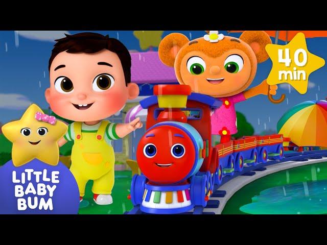 Fun Rainy Day - Rain Rain Go Away | Little Baby Bum | Kids Cartoons & Nursery Rhymes | Moonbug Kids