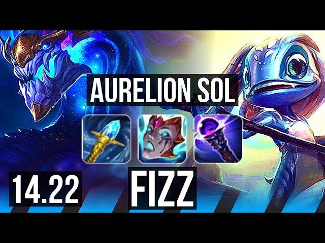 AURELION SOL vs FIZZ (MID) | 7k comeback, Legendary | KR Challenger | 14.22