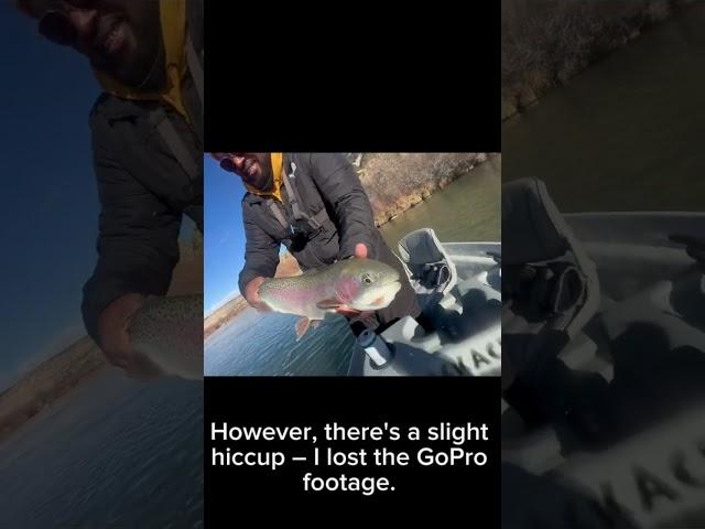 Epic Fishing Adventure Gone Wrong |Gopro Footage Lost| #rainbowtrout