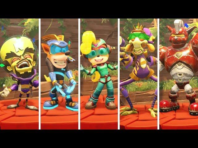 Crash Team Racing Nitro Fueled - All Victory Animations