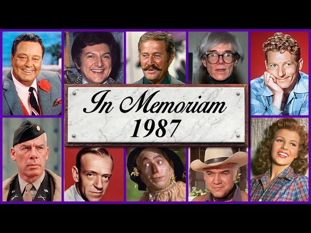 In Memoriam 1987: Famous Faces We Lost in 1987