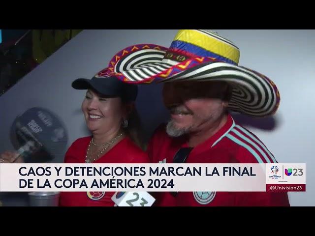 Con retrasos y disturbios, así se vivió la Final de la Copa América