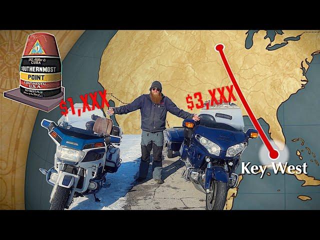 Can these cheap Honda Goldwings make it 4,000 miles to Key West and back? #4k