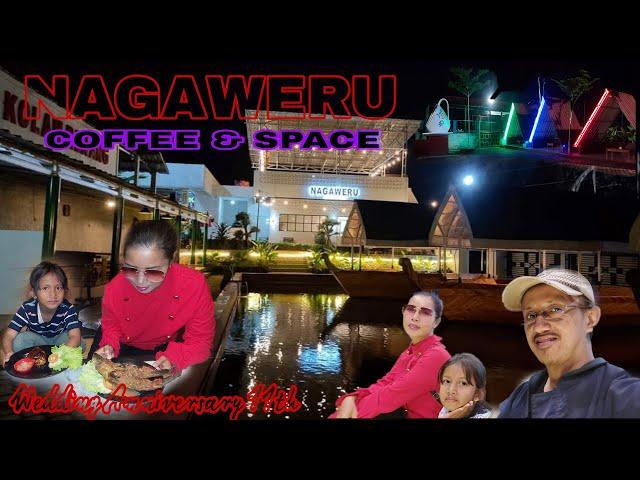 HAPPY WEDDING ANNIVERSARY 11th AT NAGAWERU COFFEE & SPACE | Aestetic & Romantic Malam Hari