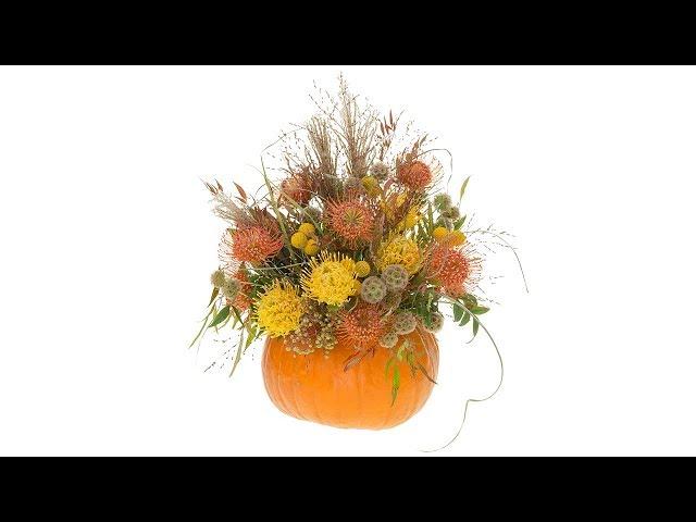 Fall Pumpkin Centerpiece