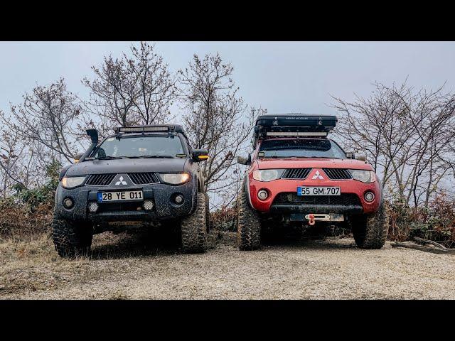 MITSUBISHI L200️ 136 PS vs 205 PS / 4.10 vs 4.88 diff ratio OFF ROAD  TURKIYE BLACKSEA 