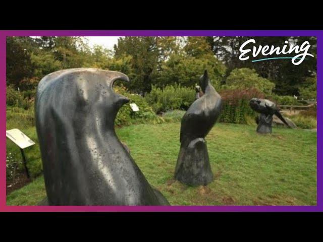 Extinct birds memorialized in sculptures at Bellevue Botanical Garden