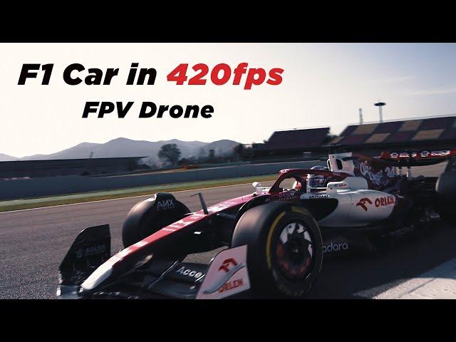 Formula 1 Car in Super Slow Motion | Cinematic FPV