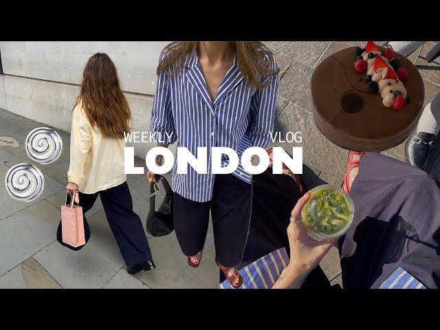 LONDON WEEKLY VLOG | New Purchases, London in the Sun & Book Update