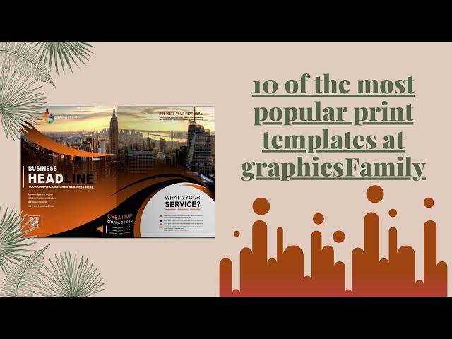 BEST 10 of the Most Popular Print Templates at GraphicsFamily