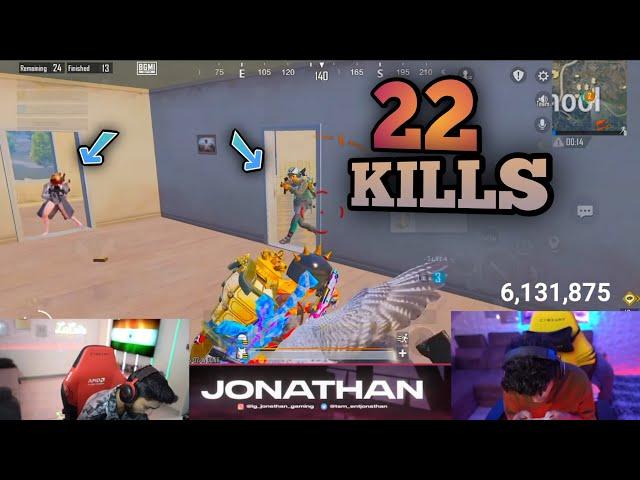 Jonathan Gaming 22 KILLS Best Agressive Gameplay/FOREST ELF SET | Jonathan Is Back #bgmi #pubg