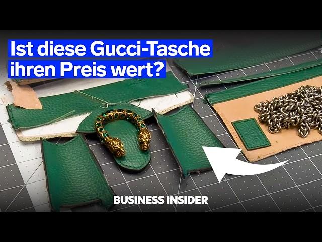 Eine 1.035 Euro teure Gucci-Tasche wird untersucht: Ist sie den Preis wert? | Refurbished | Insider