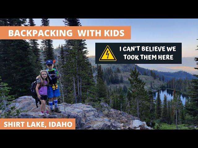 Backpacking after losing 100+ pounds! Shirt Lake, Cascade Idaho | Backpacking with 3 kids