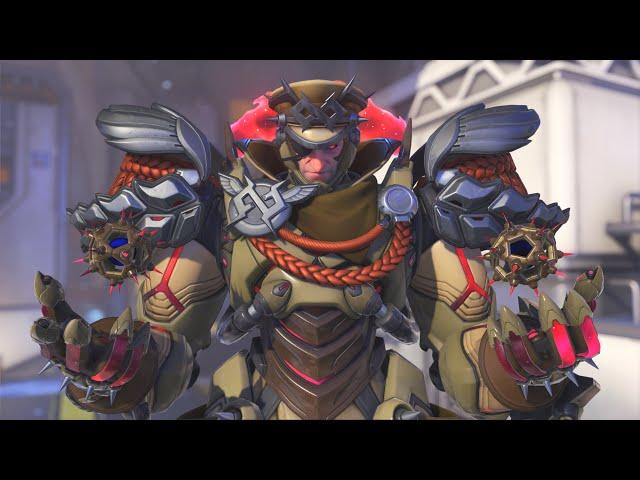 Overwatch 2 all mythic skins with unique animations. sounds and voice lines until season 7