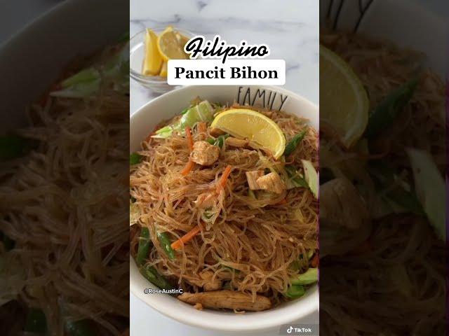 How to Make Filipino Pancit Bihon #shorts